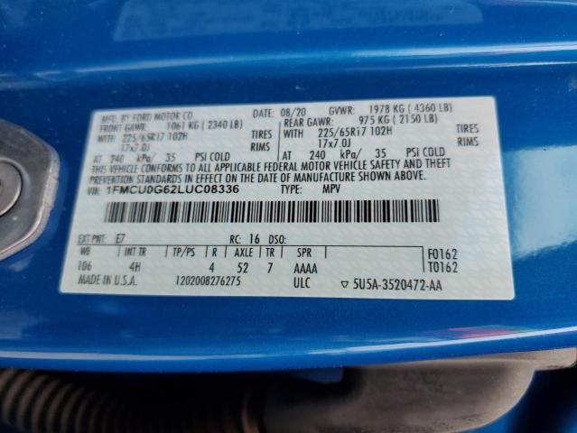 1FMCU0G62LUC08336 Ford ESCAPE SE