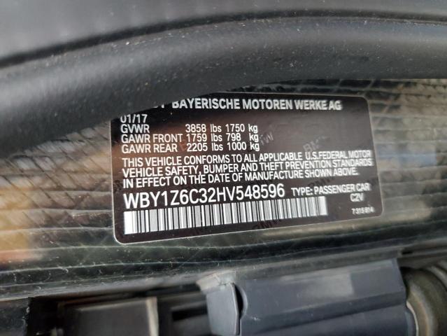 WBY1Z6C32HV548596 BMW I3 Bev