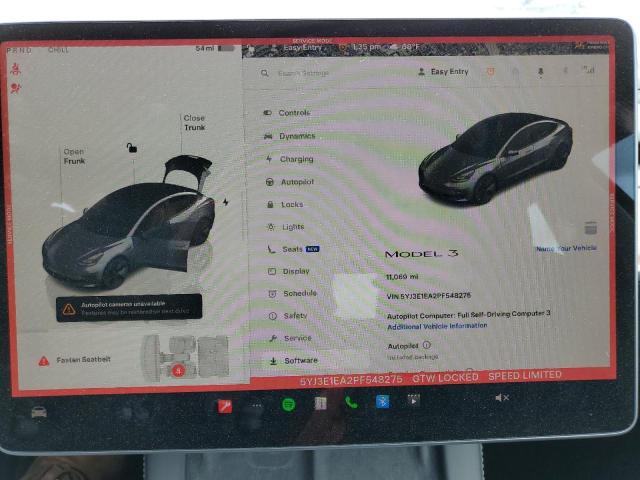 5YJ3E1EA2PF548275 Tesla 2023