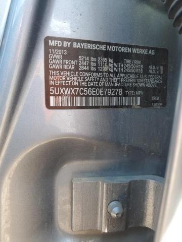 5UXWX7C56E0E79278 BMW 2014