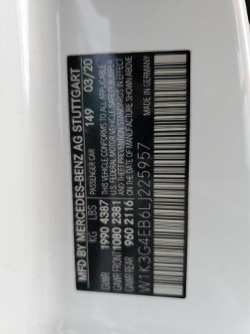 W1K3G4EB6LJ225957 Mercedes-Benz A 220