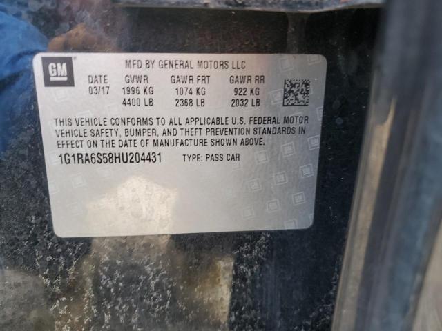 1G1RA6S58HU204431 Chevrolet l3a - di: direct injectio, vvt: variable valve timing, hybrid, gen 1
