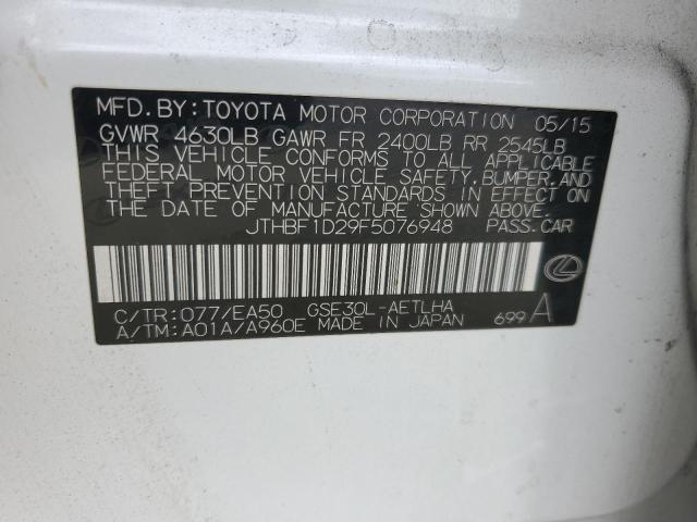 JTHBF1D29F5076948 Lexus 4gr-fse