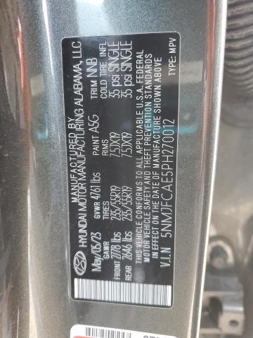 5NMJFCAE5PH270012 Hyundai gdi theta iii