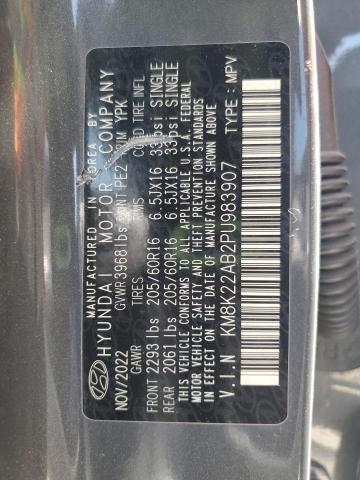 KM8K22AB2PU983907 Hyundai mpi nu pe