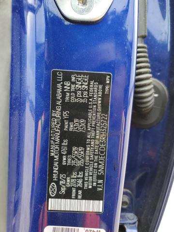 5NMJECDE3RH325722 Hyundai TUCSON LIM