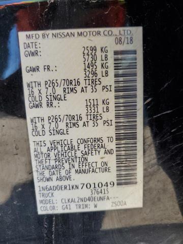 1N6AD0ER1KN701049 Nissan 2019