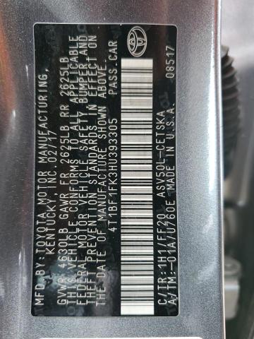 4T1BF1FK3HU393305 Toyota 2ar-fe