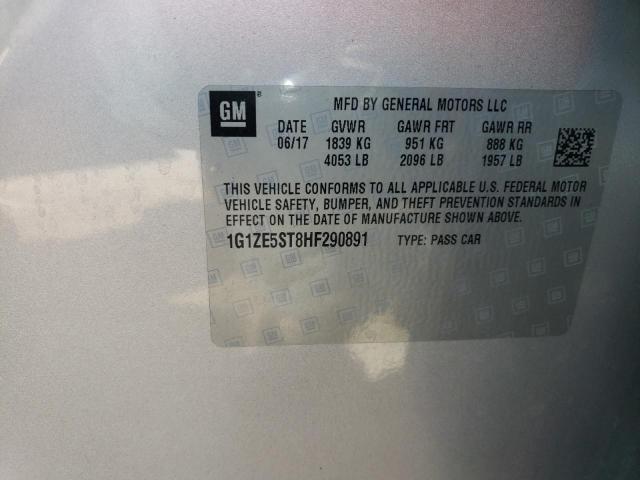 1G1ZE5ST8HF290891 Chevrolet MALIBU LT