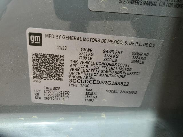 3GCUDCED2RG183512 Chevrolet Silverado