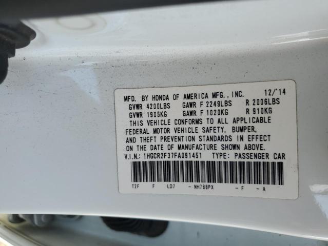 1HGCR2F37FA091451 Honda k24w1