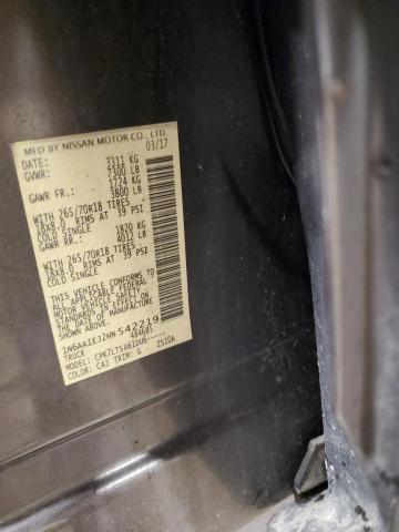 1N6AA1EJ2HN542219 Nissan TITAN S