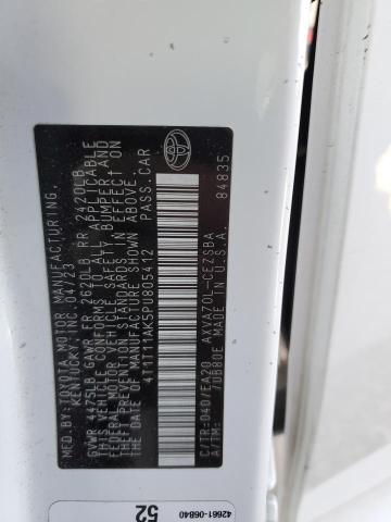 4T1T11AK5PU805412 Toyota a25a-fks