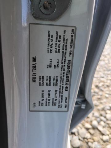 5YJ3E1EBXLF650510 Tesla 2020