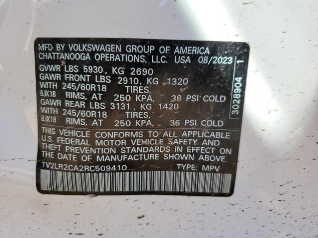 1V2LR2CA2RC509410 Volkswagen tsi