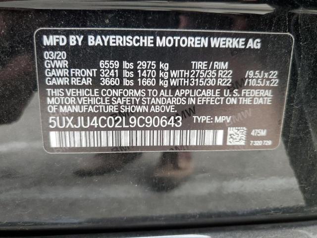 5UXJU4C02L9C90643 BMW 2020
