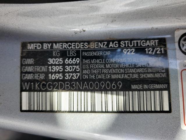 W1KCG2DB3NA009069 Mercedes-Benz Eqs Sedan