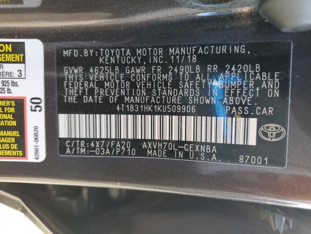 4T1B31HK1KU509906 Toyota a25a-fxs port+direct