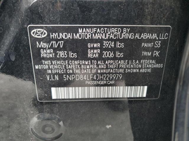 5NPD84LF4JH229979 Hyundai mpi nu