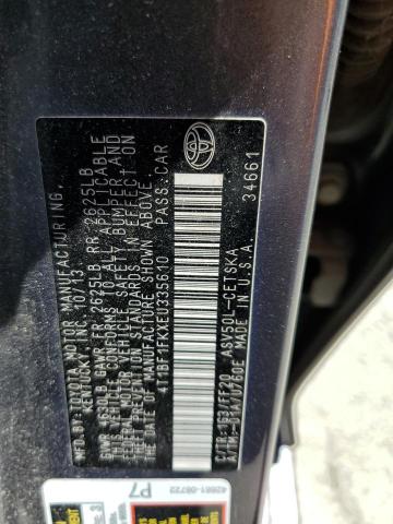4T1BF1FKXEU335610 Toyota 2ar-fe