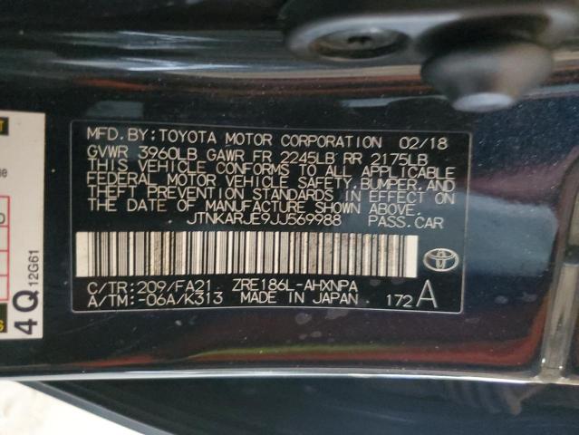 JTNKARJE9JJ569988 Toyota 2zr-fae
