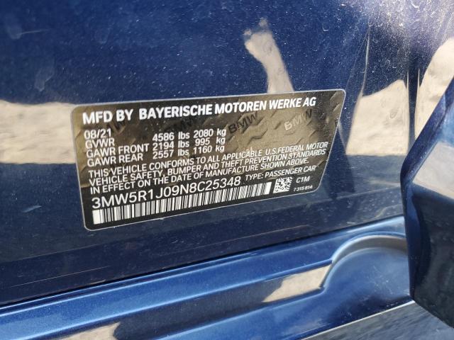 3MW5R1J09N8C25348 BMW 2022