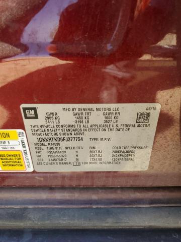 1GKKRTKD5FJ377754 GMC ACADIA DEN