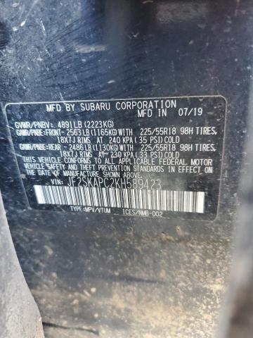 JF2SKAPC2KH589423 Subaru naturally aspirated u5