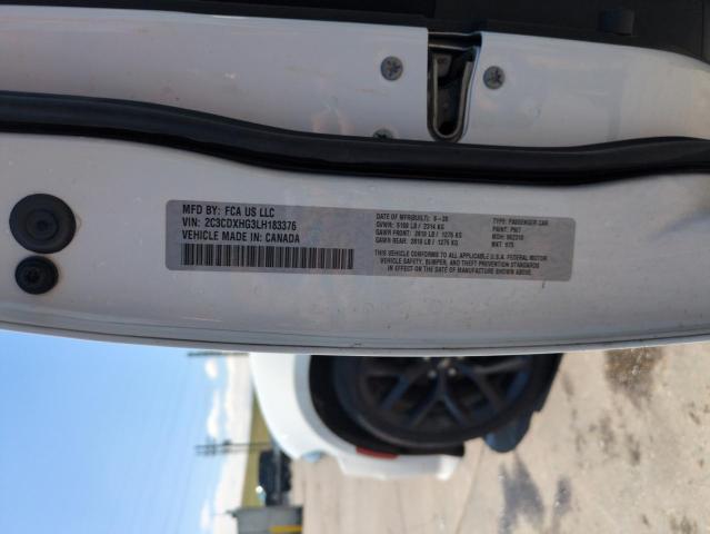 2C3CDXHG3LH183376 Dodge 2020