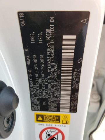 5TDKZRFH4JS543270 Toyota 2gr-fks