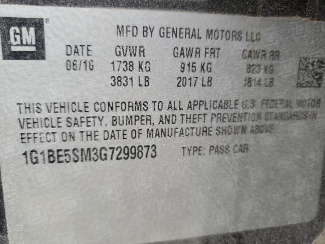 1G1BE5SM3G7299873 Chevrolet le2 - di: direct injection, alum, vvt, gen i, gmna