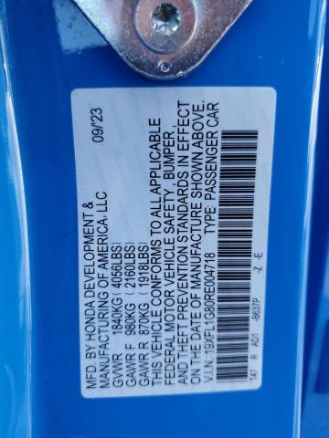 19XFL1G80RE004718 Honda l15b7