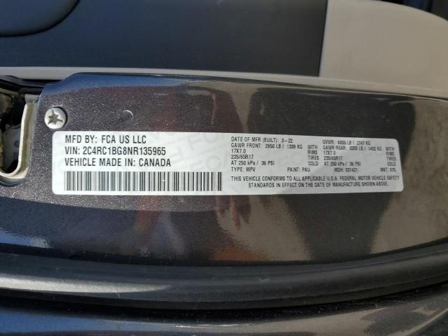2C4RC1BG8NR135965 Chrysler Pacifica