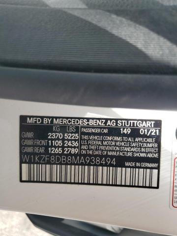 W1KZF8DB8MA938494 Mercedes-Benz m264