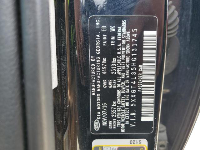 5XXGT4L35HG131745 KIA g 2.4 dohc gdi