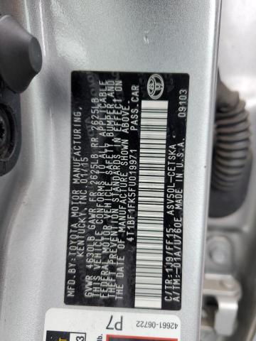 4T1BF1FK5FU019971 Toyota 2ar-fe