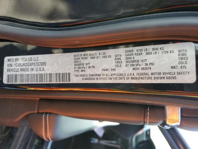 1C4RJKDG4P8737009 Jeep 2023
