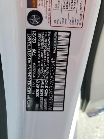 W1K6G7GB7MA033945 Mercedes-Benz S 580 4mat