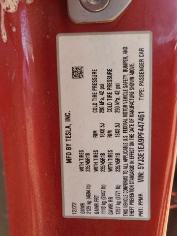 5YJ3E1EA9PF447461 Tesla 2023