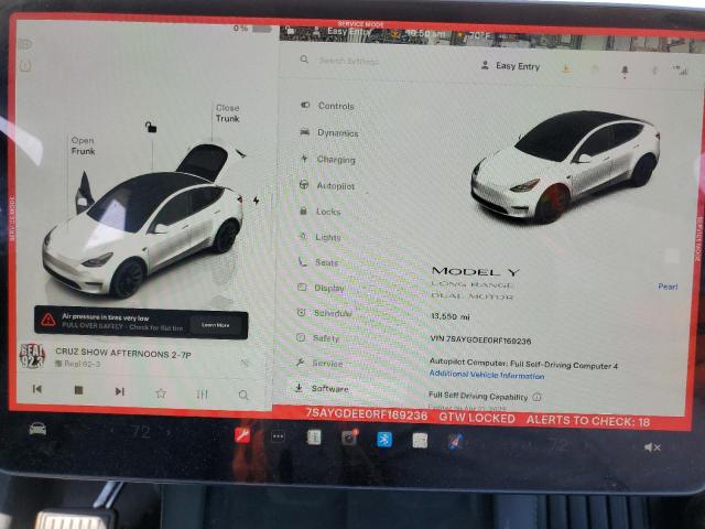 7SAYGDEE0RF169236 Tesla Model Y