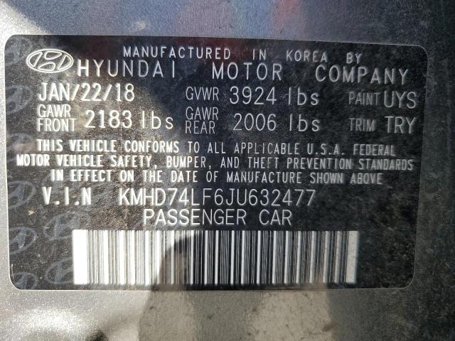 KMHD74LF6JU632477 Hyundai mpi nu