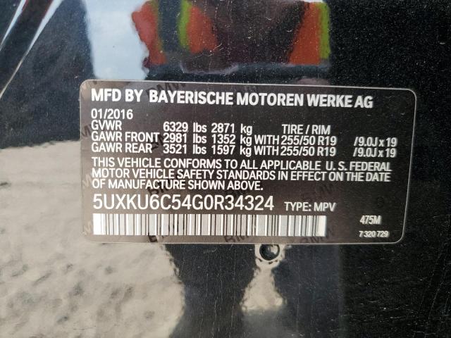 5UXKU6C54G0R34324 BMW X6 Xdrive5