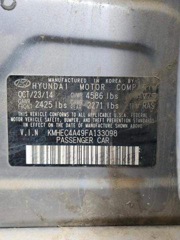 KMHEC4A49FA133098 Hyundai dohc mpi theta ii