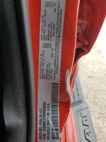 1C6SRFJT5MN559666 RAM 1500 Laram