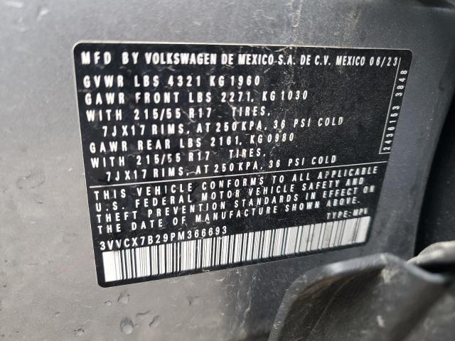 3VVCX7B29PM366693 Volkswagen TAOS S