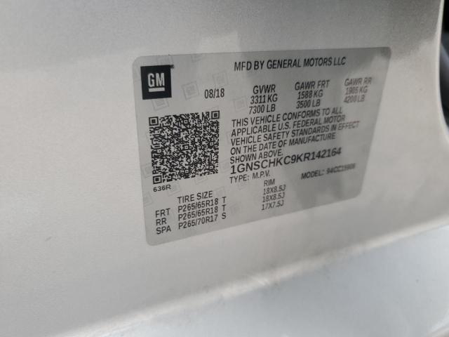 1GNSCHKC9KR142164 Chevrolet SUBURBAN C