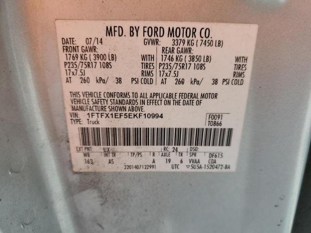 1FTFX1EF5EKF10994 Ford F150 SUPER