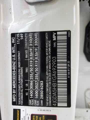 4JGDA5HB1GA692903 Mercedes-Benz GLE 350 4M