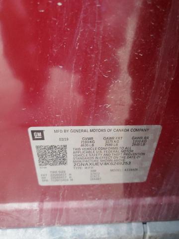 2GNAXUEV4K6249253 Chevrolet EQUINOX LT