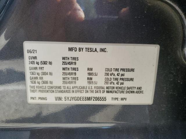 5YJYGDEE8MF206555 Tesla Model Y
